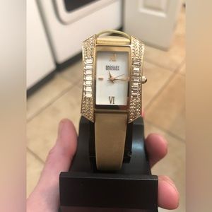 Badgley Mischka Swarovski Crystal Watch